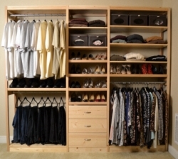 Walk-in Closet Organizers Cherry